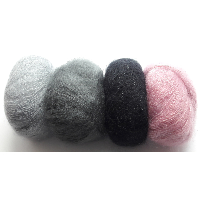 Mohair Luxe lamé